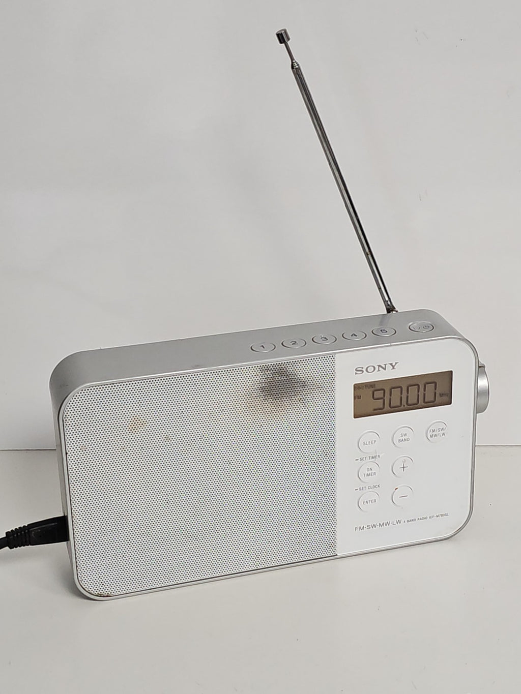 Radio portable Sony ICF-M780SL 4 bandes FM AM LW SW tuner numérique compact