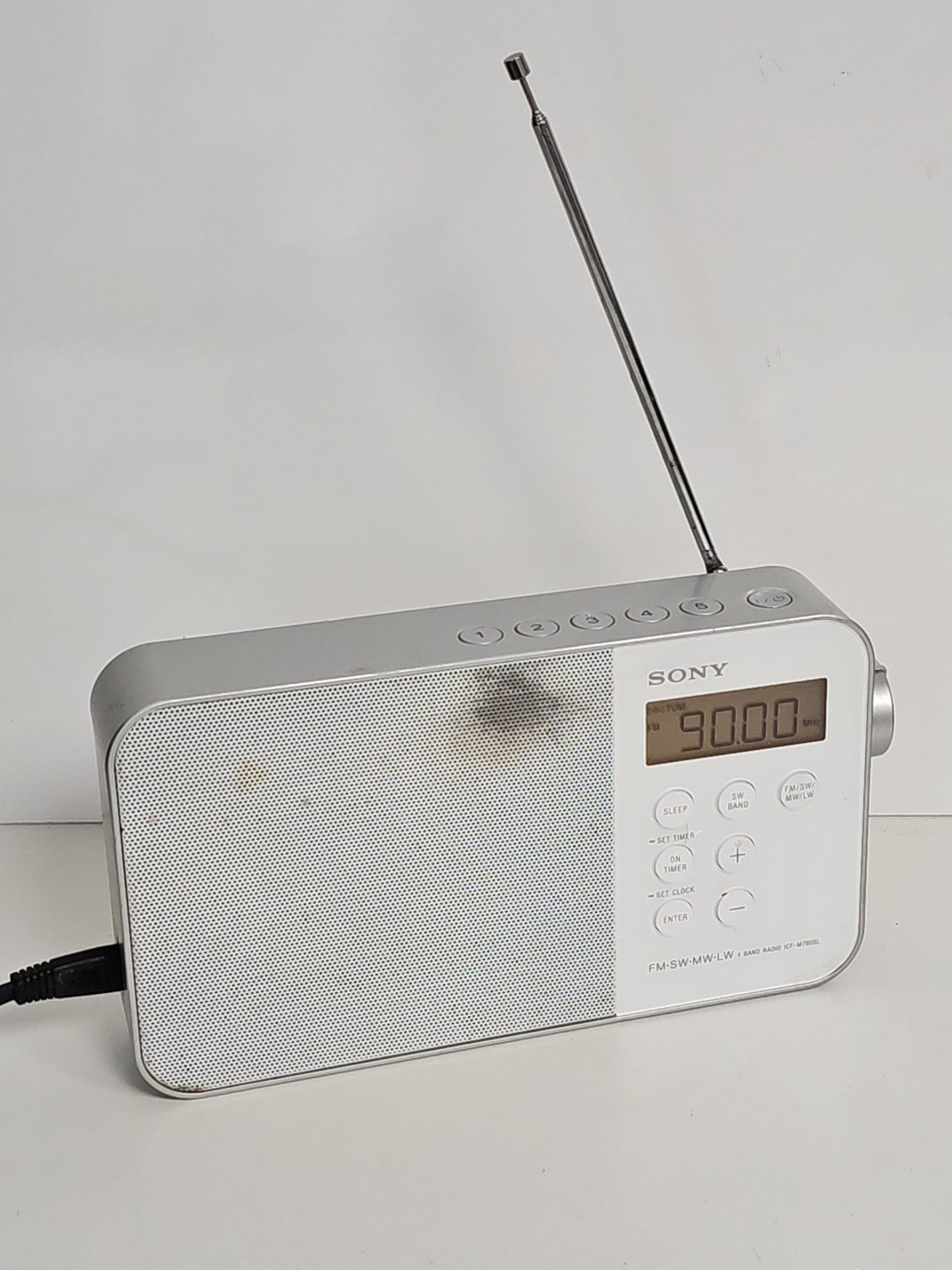Radio portable Sony ICF-M780SL 4 bandes FM AM LW SW tuner numérique compact