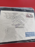Ancienne enveloppe oblitérée Madagascar Tananarive philatélie Par Avion vintage