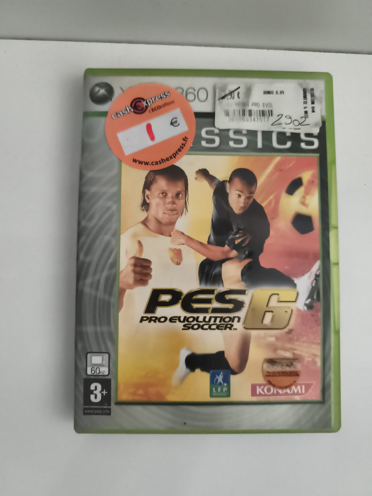 Jeu Xbox 360 PES 6 Pro Evolution Soccer Konami football LFP Classics
