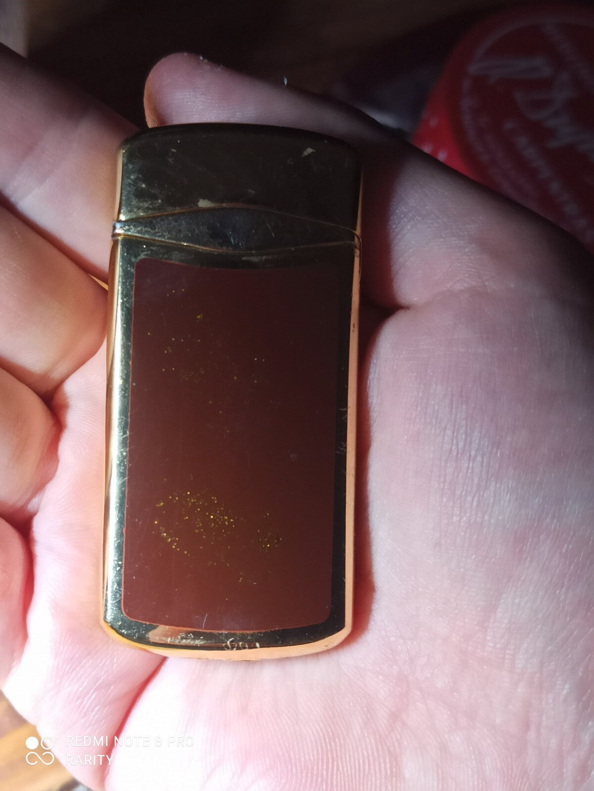 Briquet vintage Audinet St Rémy de Provence étui bleu, allumeur rétro ancien