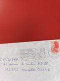 Enveloppe affranchie La Réunion 1988 Marianne 2,20 timbre et cachet postal