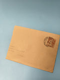 Ancienne enveloppe oblitérée début XXe philatélie timbre 25c France (Ref 6)