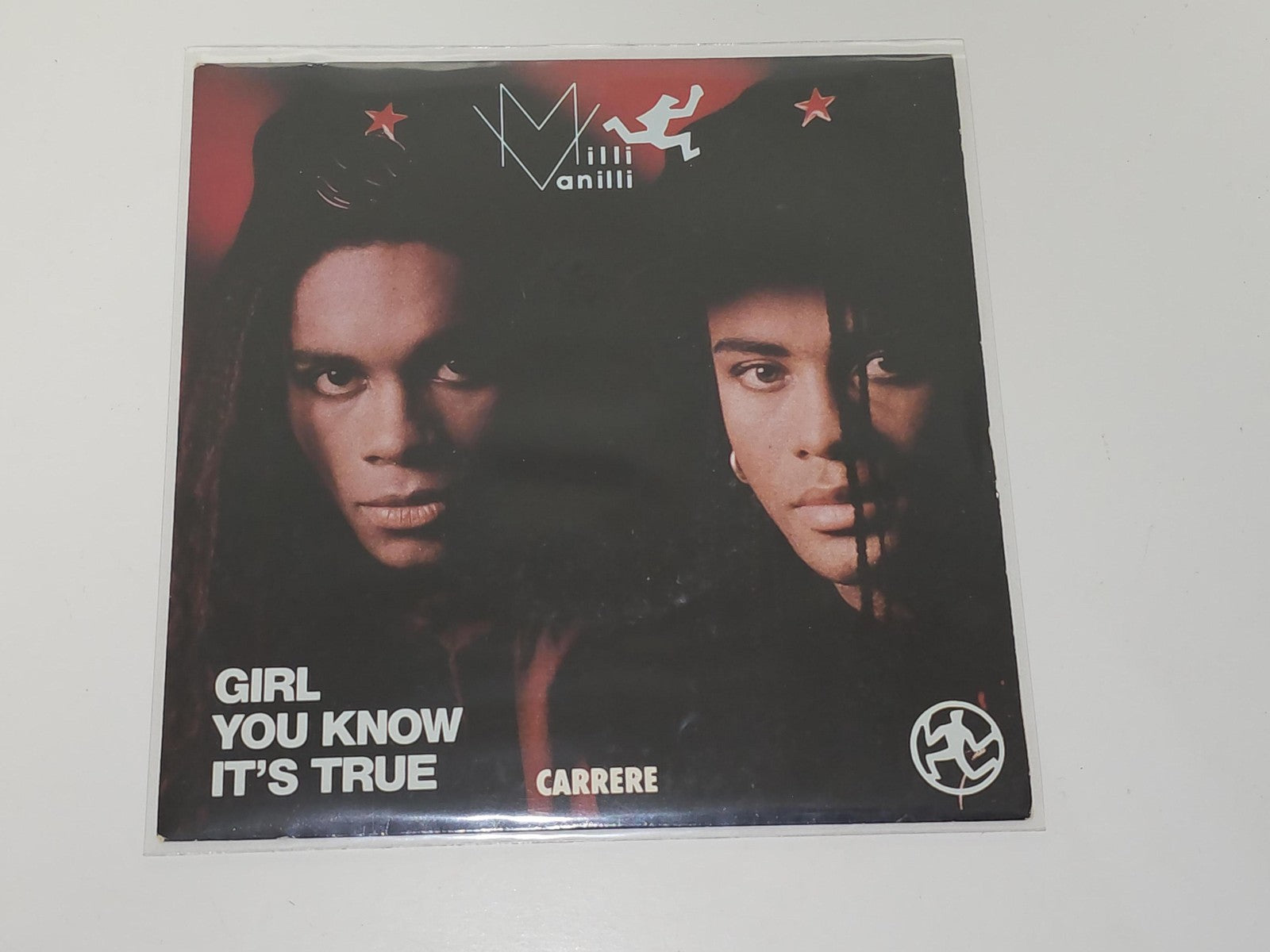 Vinyle 45 tours rétro Milli Vanilli ancien disque single vintage collection état