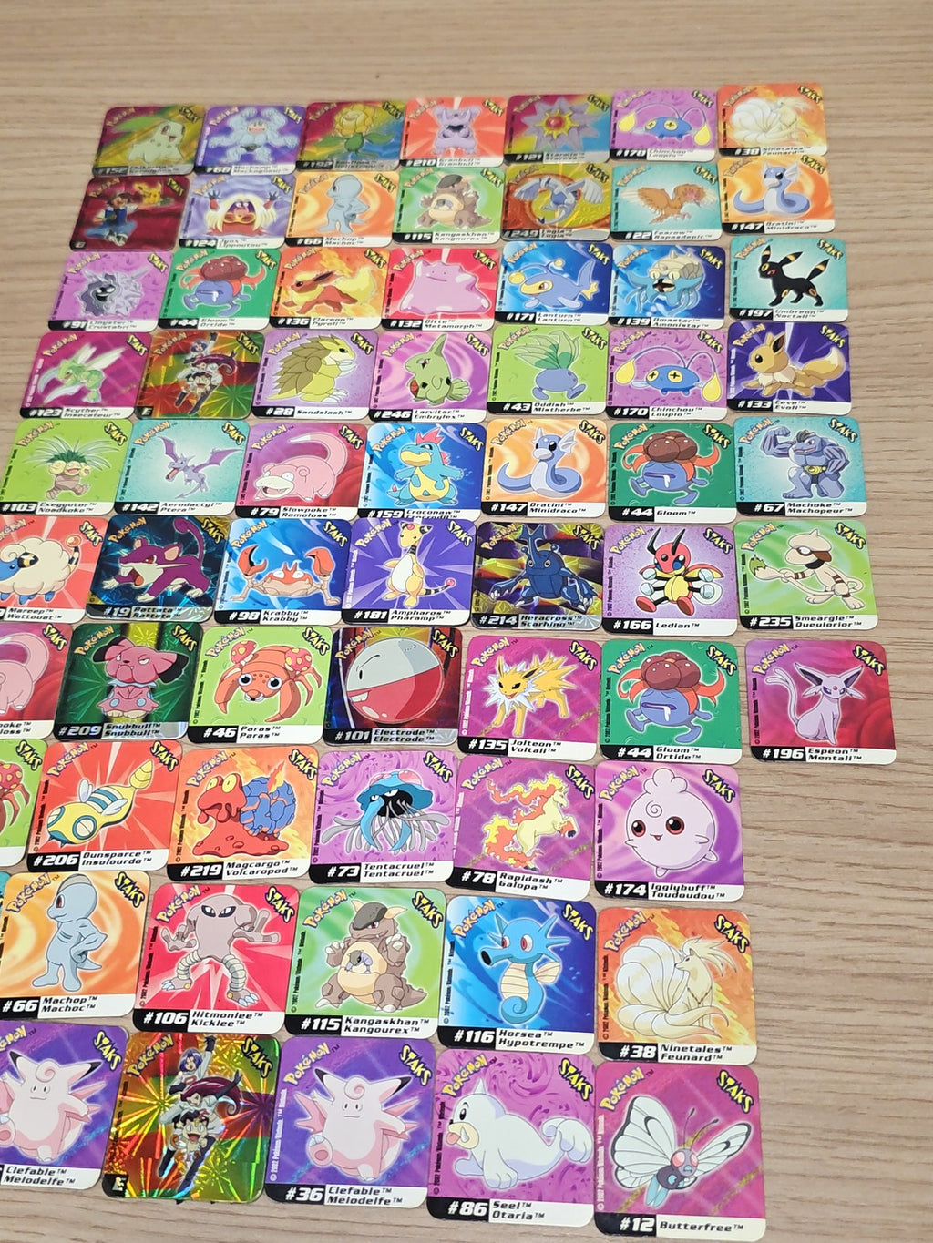 Lot ancien de stacks Pokémon vintage, collection rétro, rare, jeu années 90