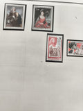Timbres Monaco personnages historiques Molière Colette Louise-Hippolyte