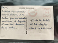 Carte postale ancienne Marseille 1982 manuscrite affranchissement philatélie