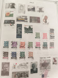 Timbres Israël oblitérés, motifs variés, shekel, personnalités, philatélie