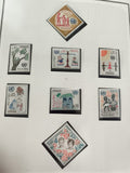Timbres Monaco Charte des Enfants ONU lot illustrés philatélie thématique