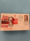Lettre FDC Premier Jour Jules Guesde 1957 enveloppe philatélie timbre France