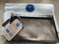 Pochette avant Cabaia bronze effet cuir neuve 24 cm accessoire sac