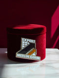 Pin's Expert Merlin Gerin métal émaillé vintage publicitaire badge rétro