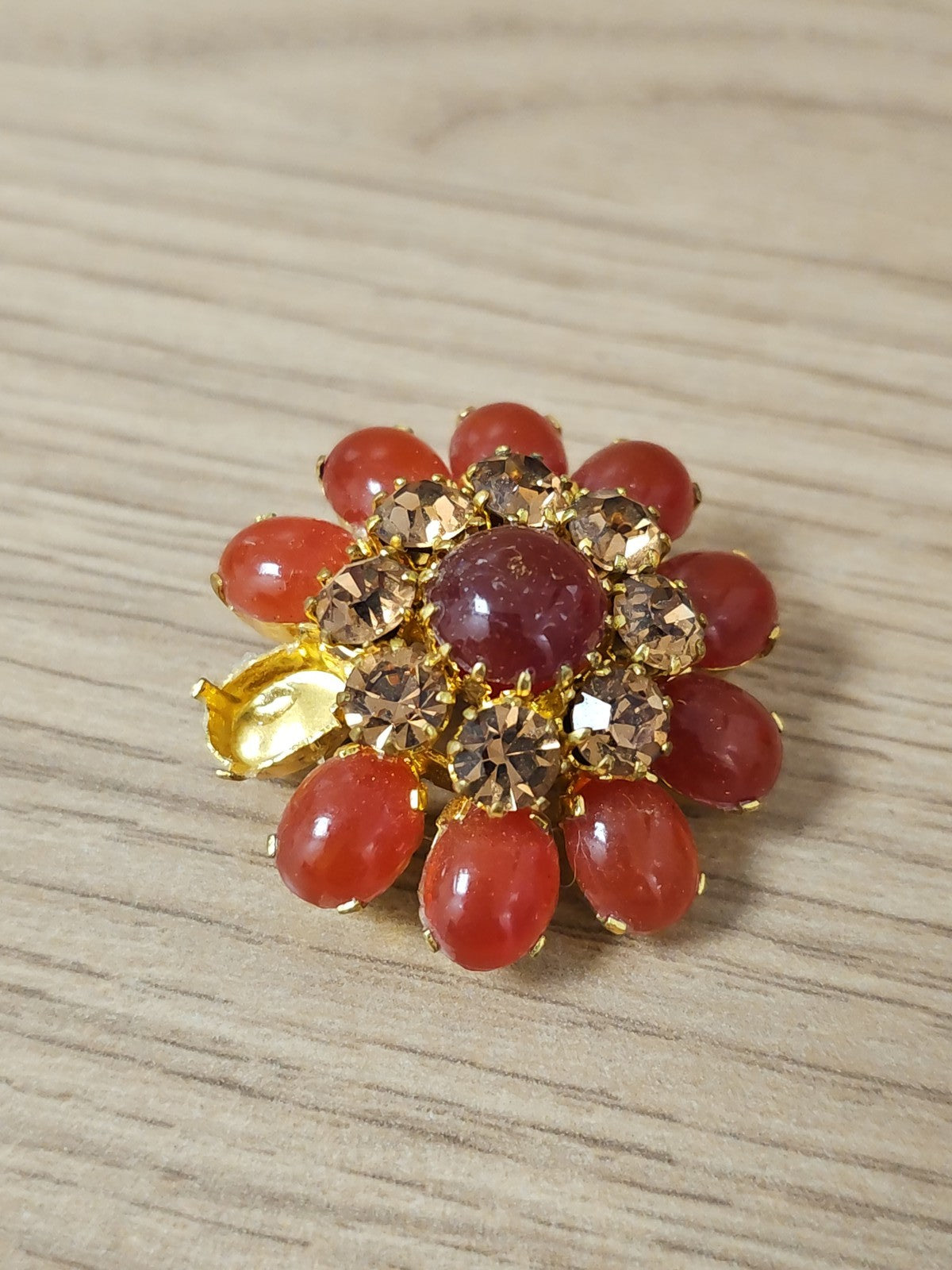 Broche rétro vintage fantaisie ancienne, bijou original pour collection ou cadea