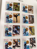 ** Timbres anciens Belize Jeux Olympiques Sarajevo 1984 sport oblitérés philatél