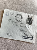 Lettre affranchie Afrique Équatoriale Française cachet Fernan-Vaz Par Avion phil