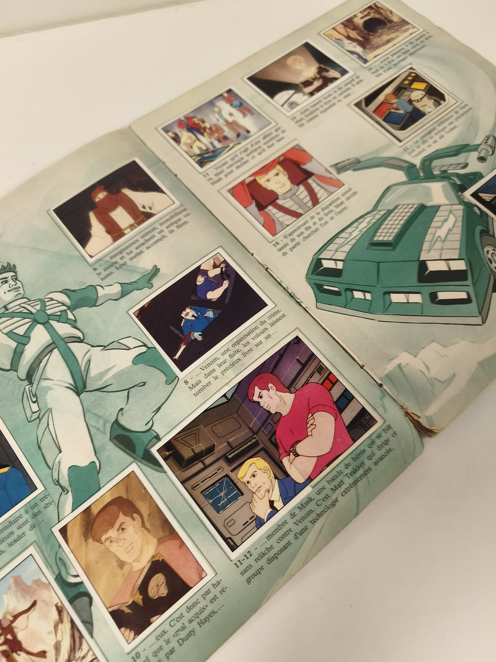 Vintage album Panini MASK complet années 80 collection stickers