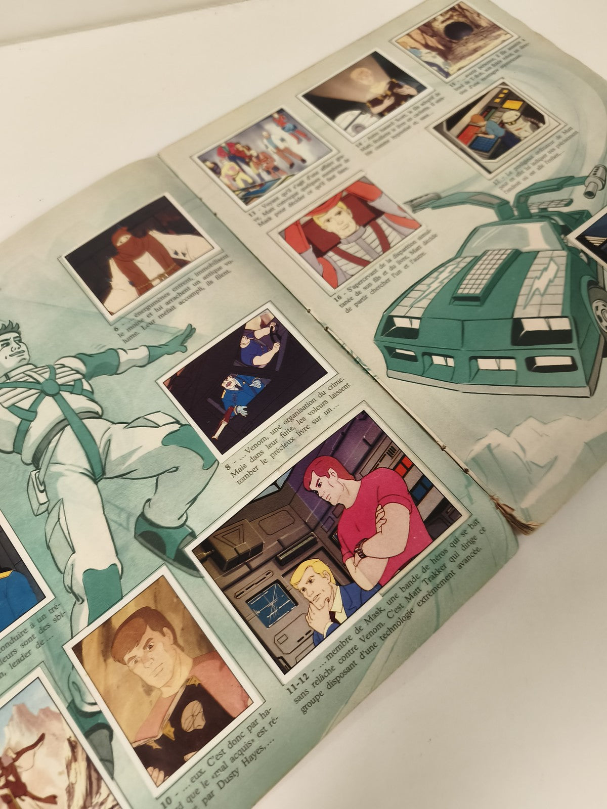 Vintage album Panini MASK complet années 80 collection stickers