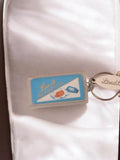 Porte-clés publicitaire Lindt Gianduja vintage ancien rétro chocolaterie