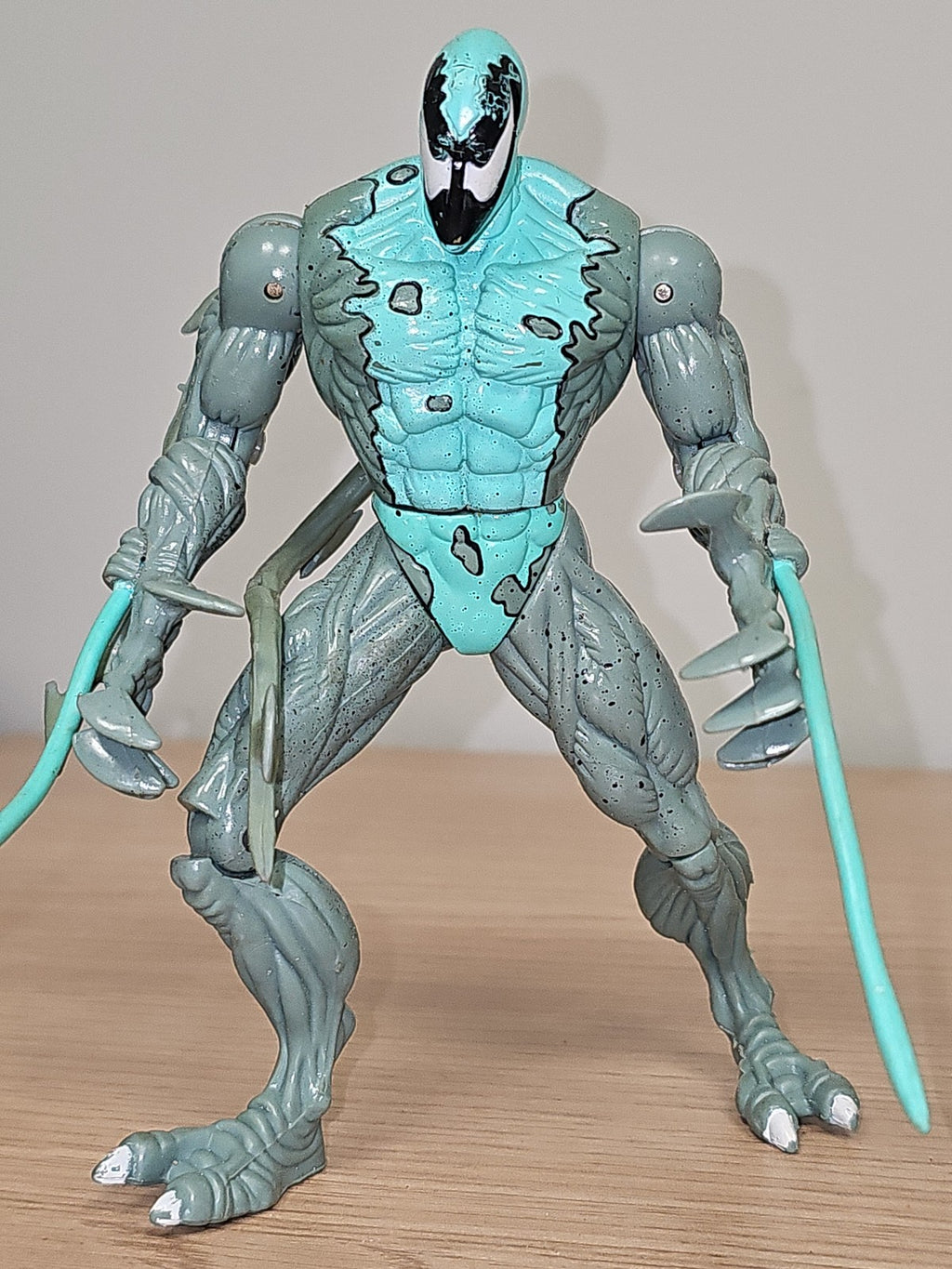Figurine vintage Marvel Venom Lasher ToyBiz, ancien jouet Spiderman collection