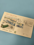 Enveloppe FDC Premier Jour d?Émission Europa 1979 avion timbre Strasbourg