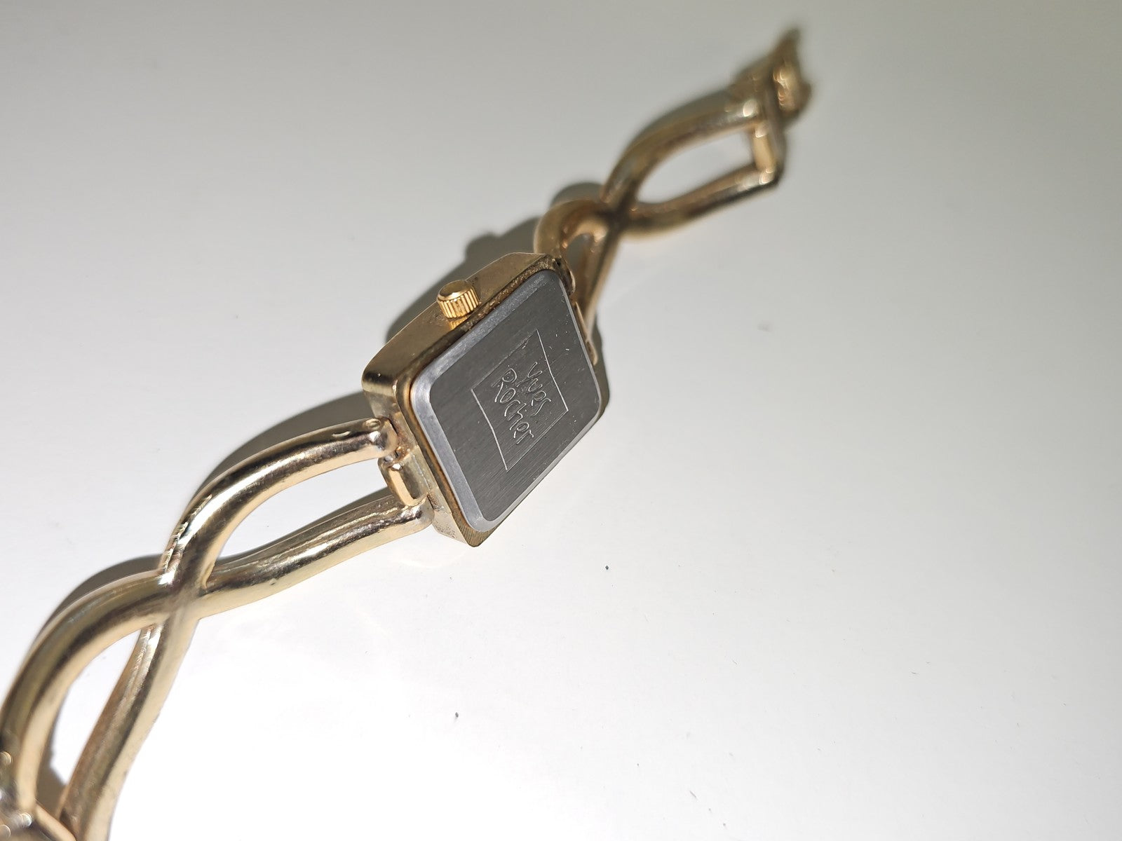Montre femme rétro ancienne Yves Rocher vintage, montre-bracelet fonctionnelle