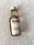 Miniature whisky Teacher's Highland Cream bouteille partiellement remplie