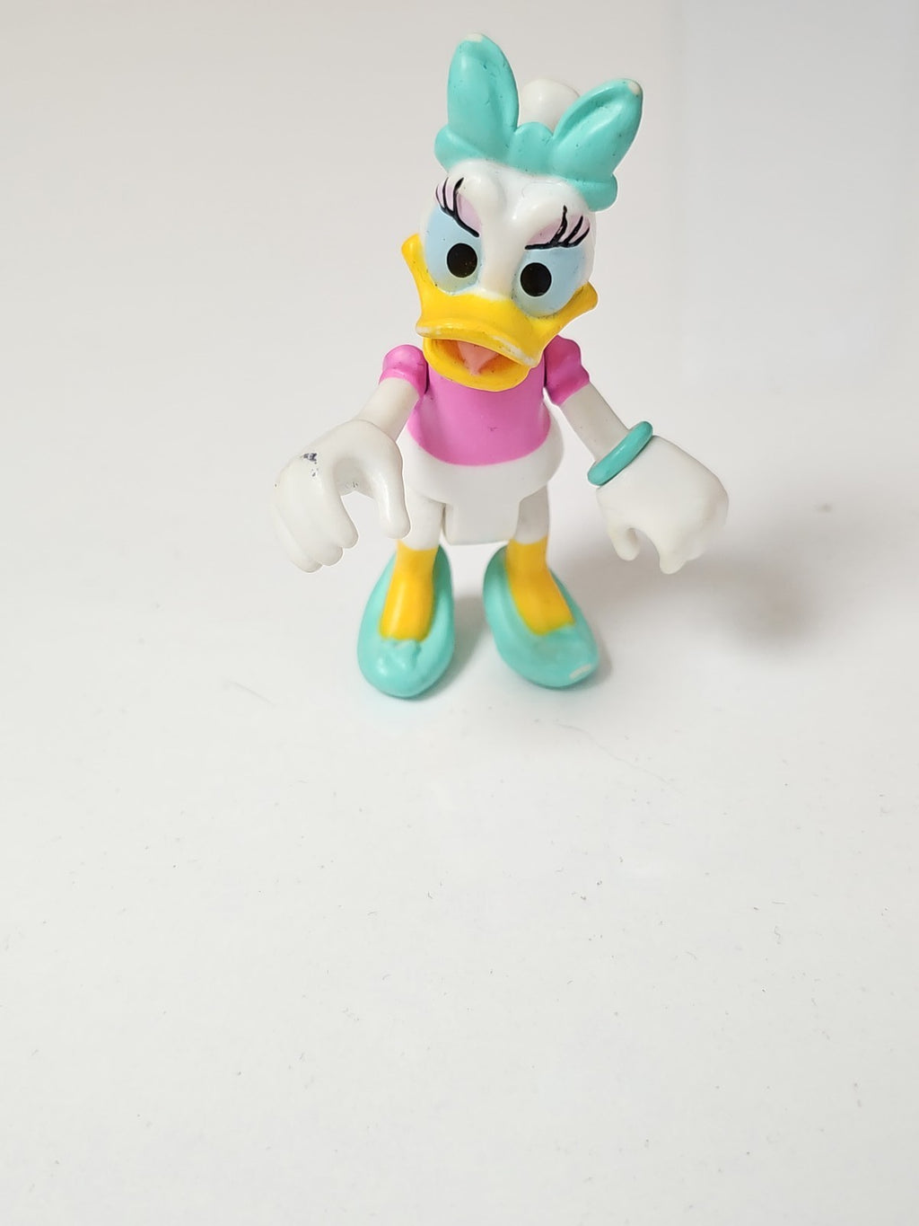 Figurine articulée Disney Daisy canard, jouet articulé d'occasion, personnage an