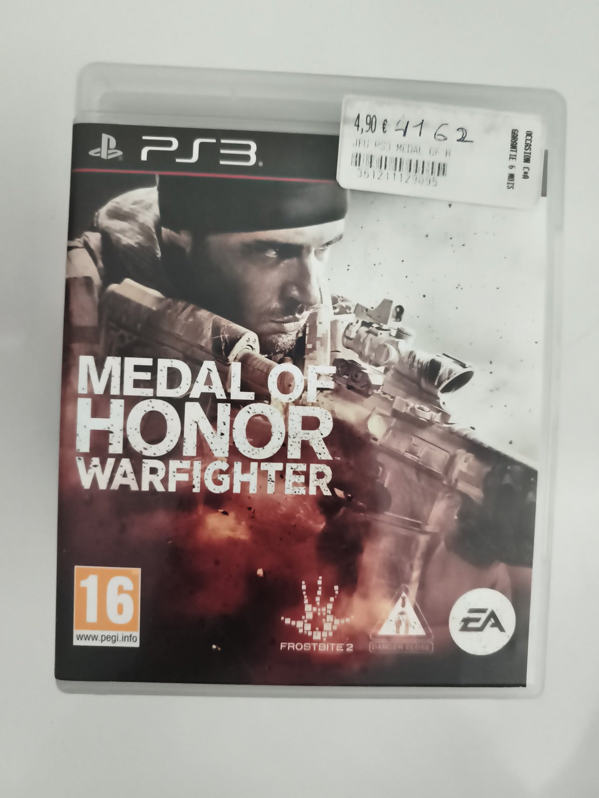 Jeu PS3 Medal of Honor Warfighter sans notice Playstation