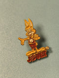 Vintage pin's mascotte Lapin JOUET émaillé ancien collection (Ref 15)