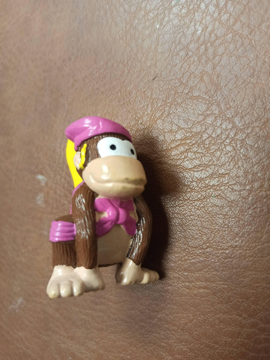 Figurine Donkey Kong Dixie Kong vintage rétro, jouet ancien, déco gaming