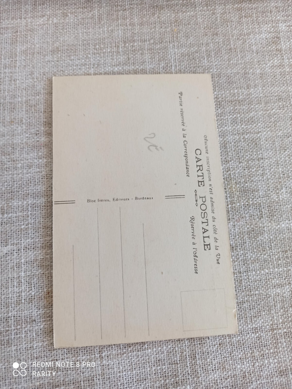 Carte postale ancienne paquebot Lutetia Compagnie Sud-Atlantique maritime