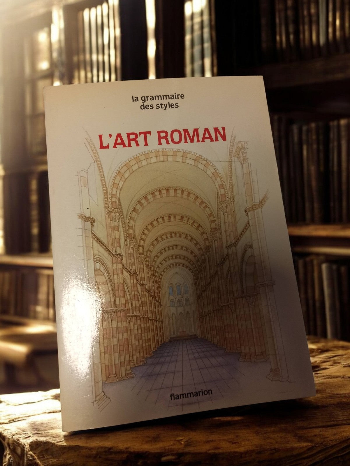 Livre L'Art Roman Flammarion architecture ancien vintage déco histoire