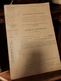 Document administratif ancien Marseille 1945 rapport subdivisionnaire TP archive