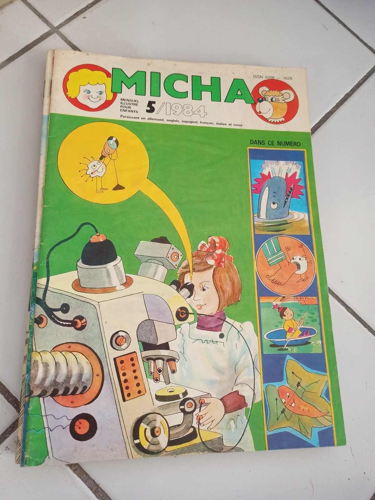 Magazine enfant Micha 5/1984 ancien illustré vintage rétro presse années 80
