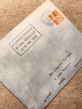 Lettre imprimée Xe Congrès Donneurs de Sang 1958 timbre 30c Marianne Philatélie