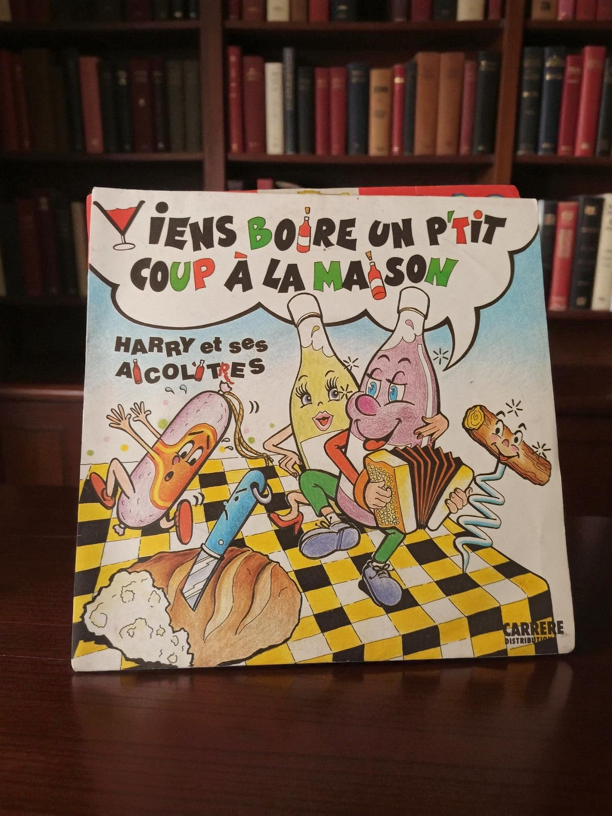 Vinyle 45 tours Harry et ses acolitres rétro, Viens boire un p’tit coup, vintage