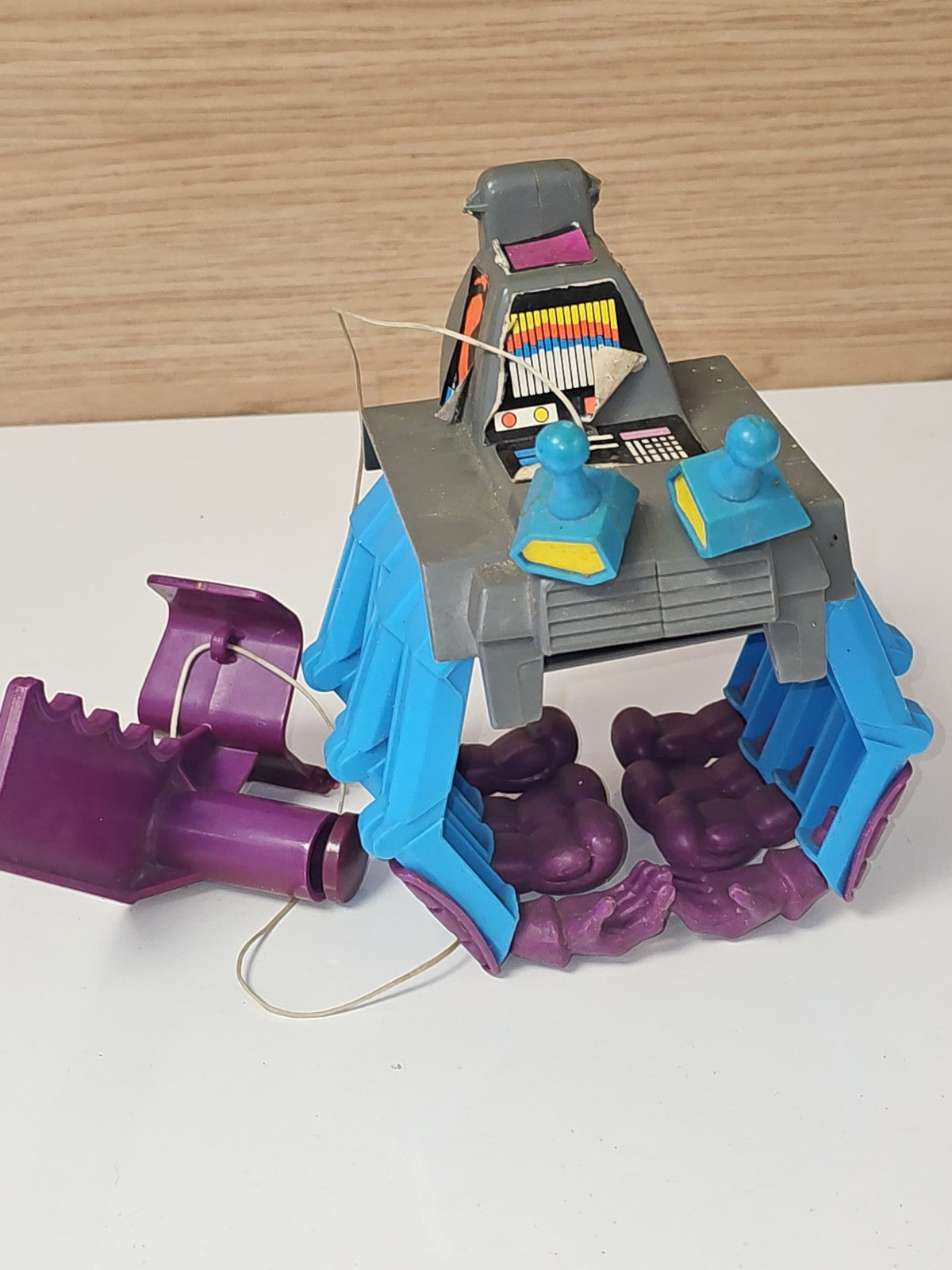 TMNT Vintage Knucklehead 1988 Pince Grappin Foot Clan Tortues Ninja ancien jouet
