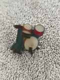 Pin's vintage batterie émaillée, motif batteur, années 80-90, (Ref 5)