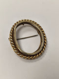 Fancy antique vintage retro brooch, original jewelry collection accessory
