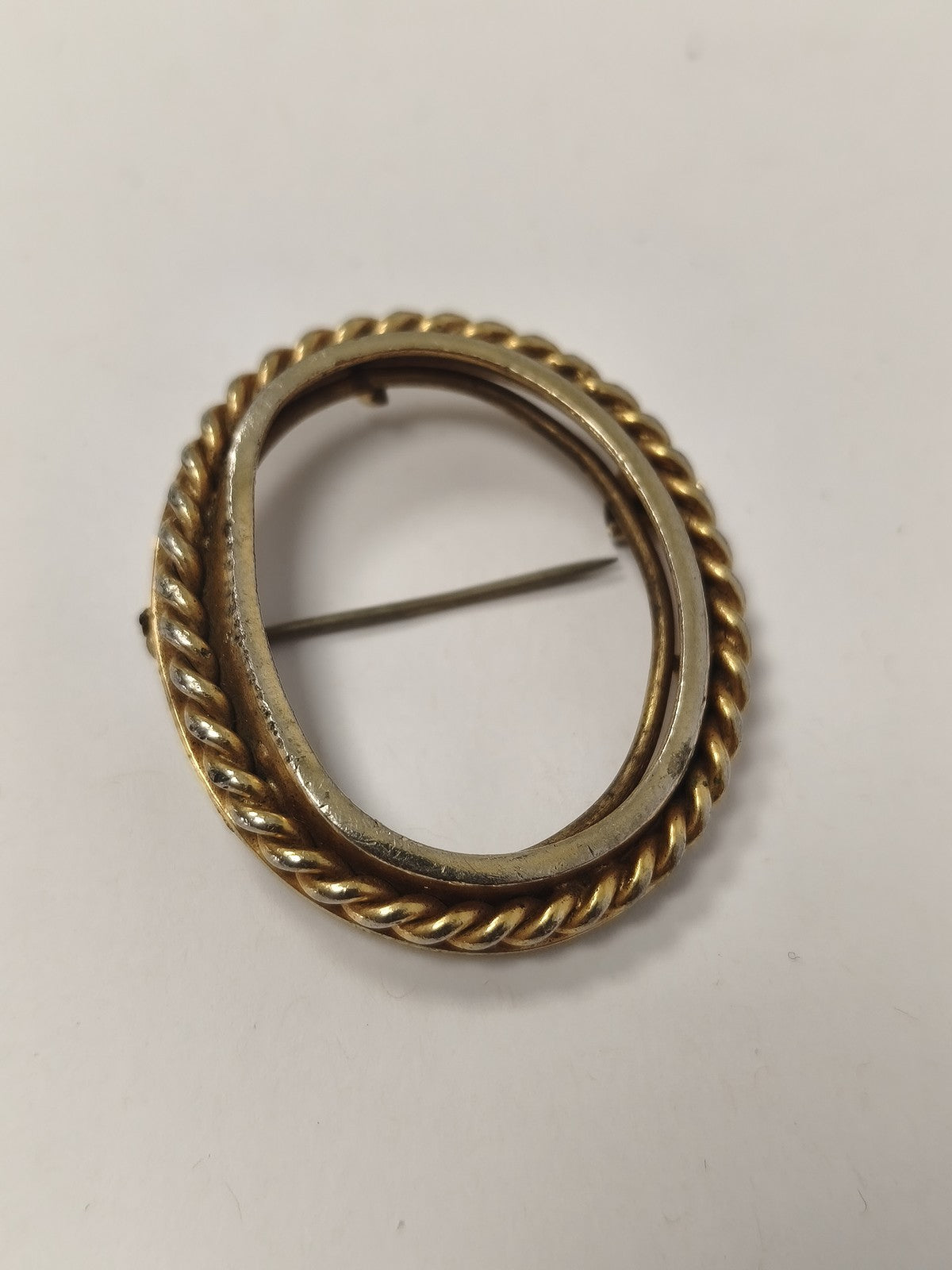 Fancy antique vintage retro brooch, original jewelry collection accessory