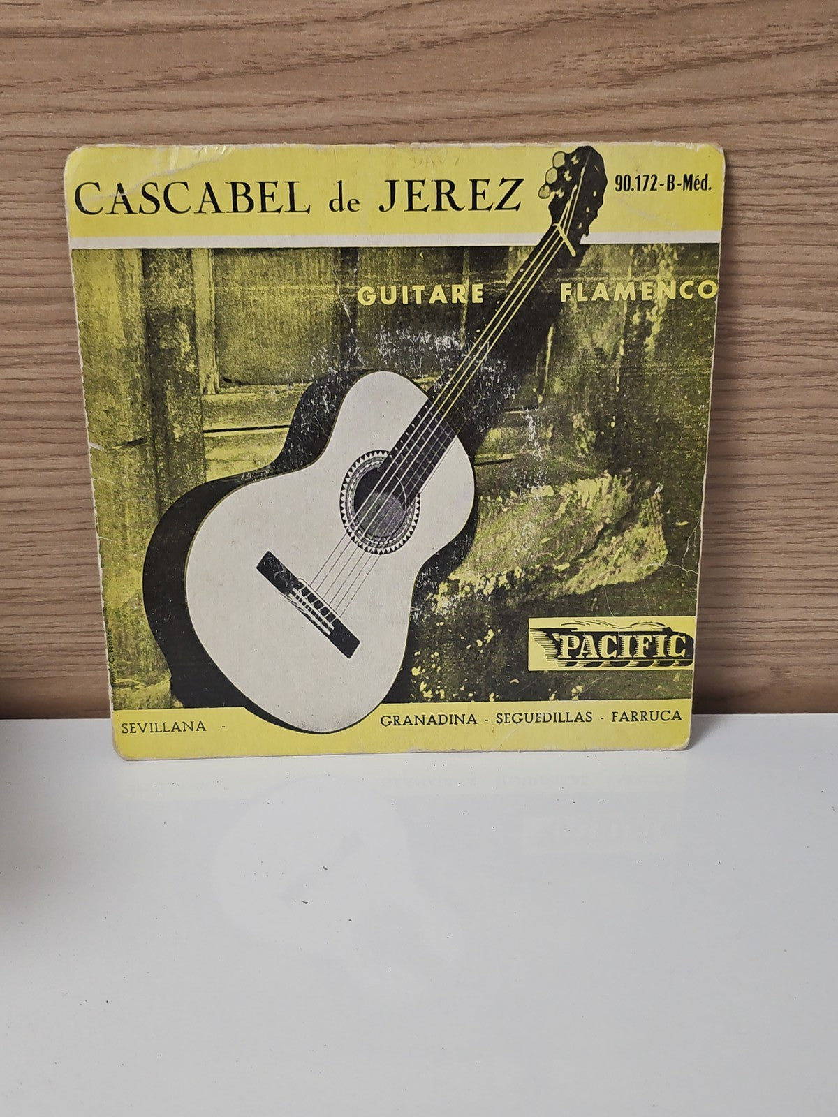 Vintage 45 tours Cascabel de Jerez disque ancien vinyle espagnol collection