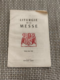 Livret liturgie de la messe 1969 Éditions Tardy ancien document religieux