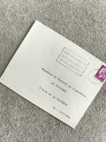 Lettre oblitérée Foire de Bordeaux 1968 timbre Marianne violet philatélie France