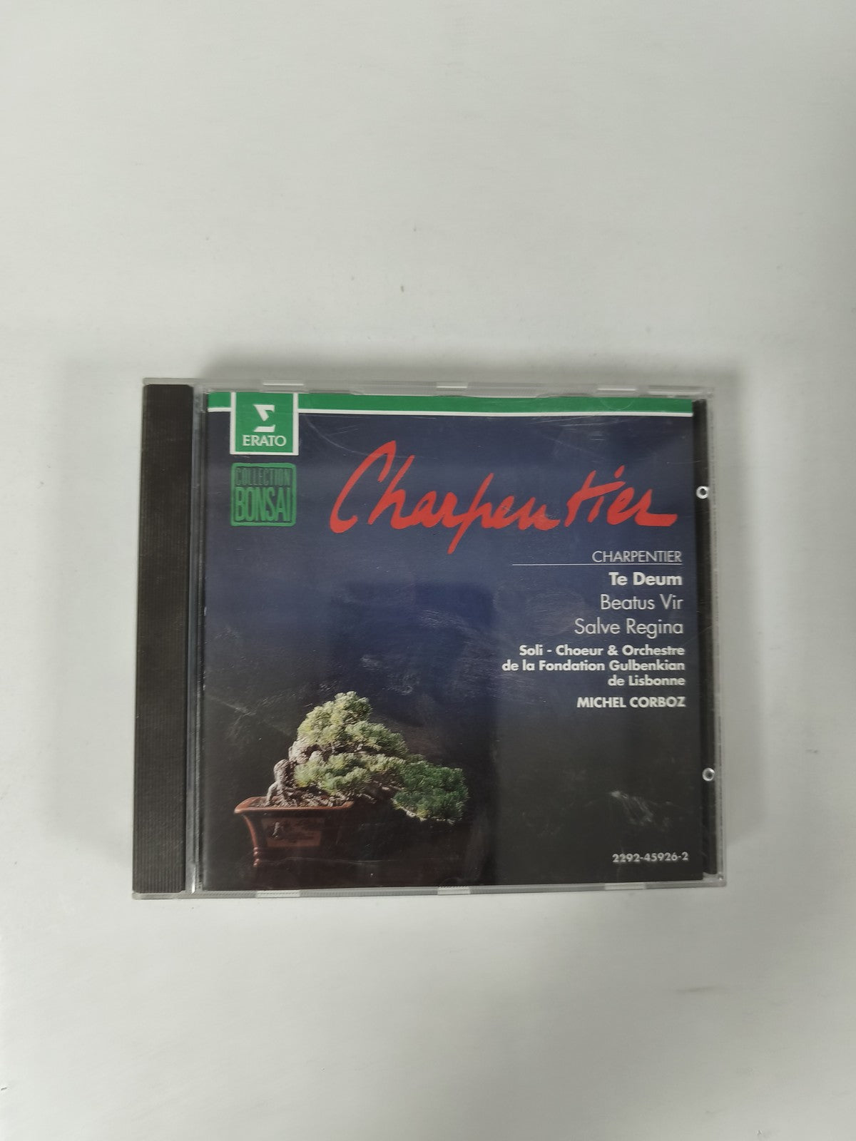 CD Charpentier Te Deum Beatus Vir Salve Regina Michel Corboz Erato Bonsai