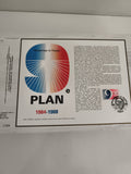 Feuillet CEF Plan 1984-1988 Moderniser la France timbre oblitéré philatélie