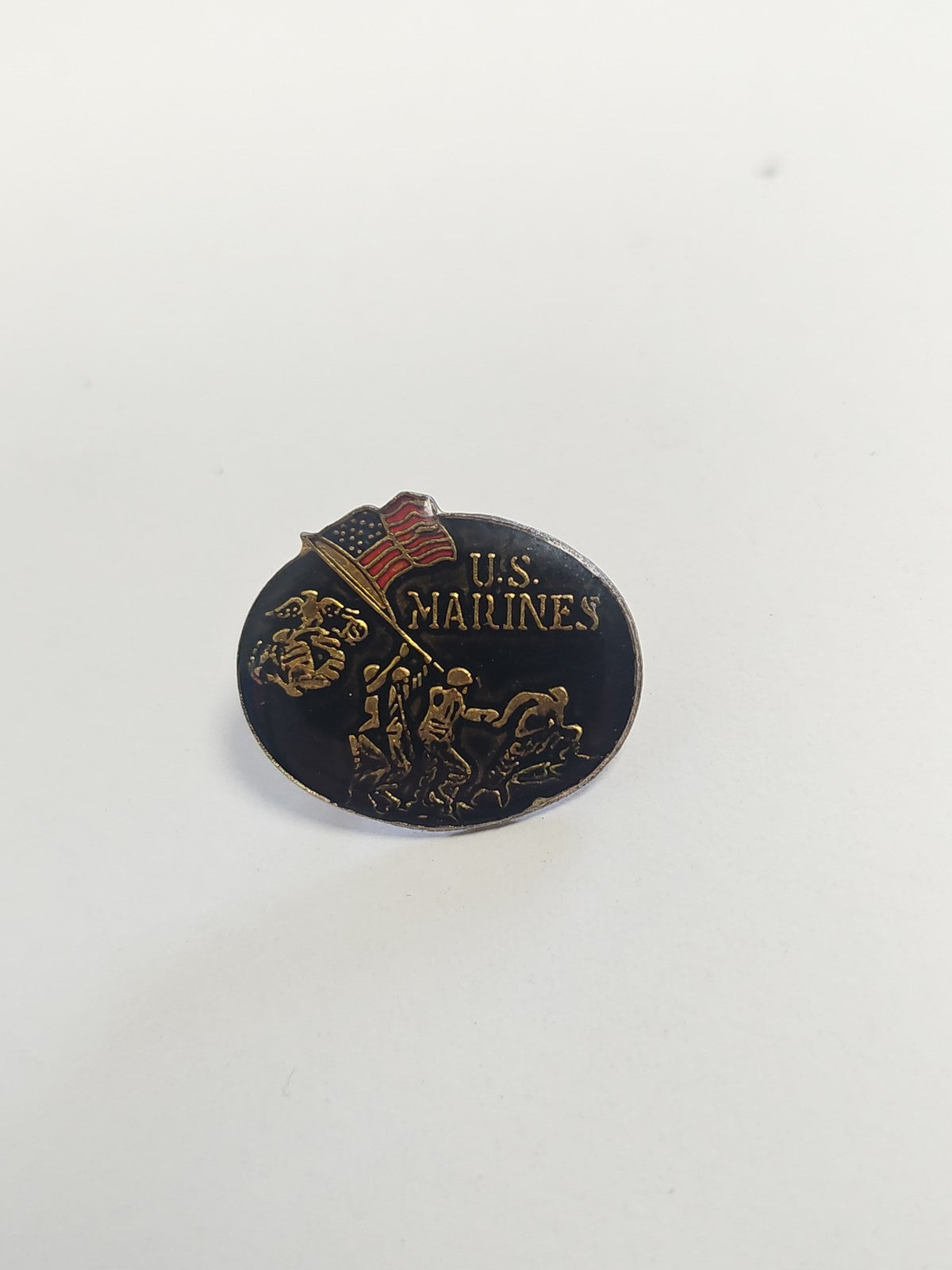 Pin's ancien militaire US Marines vintage, badge collection armée américaine rét