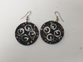 Paire de boucles d?oreilles rétro ancienne fantaisie vintage accessoire original