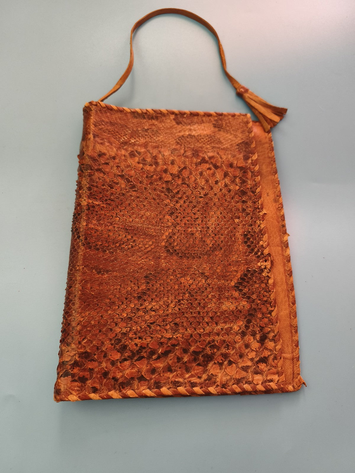 Portefeuille vintage en cuir Ancienne, porte-monnaie rétro, accessoire ancien