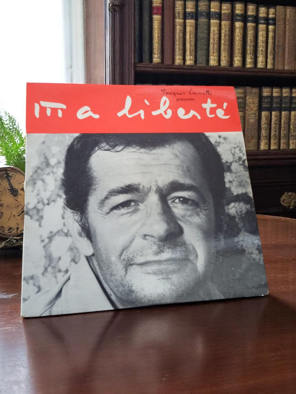 Vinyle 45 tours vintage "Ma liberté" Jacques Canetti pochette photo