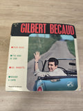 Vintage 45T Gilbert Bécaud ? Plein Soleil, Dis Mariette, pochette photo couleur